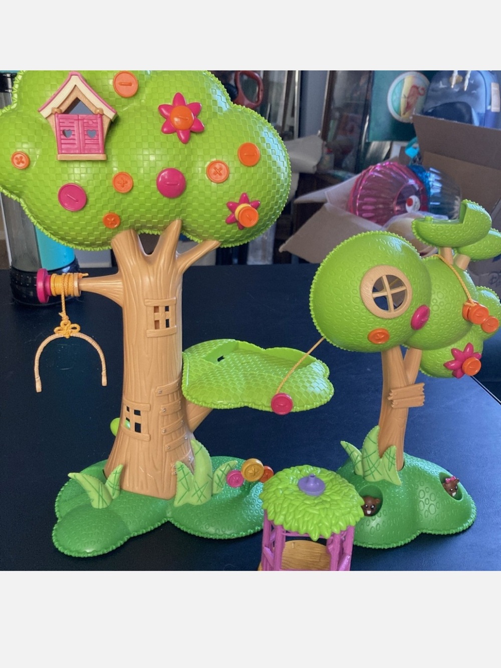 Lalaloopsy Sew Sweet Treehouse Playset MGA 2010 Dollhouse Kids Toy Buttons Pink